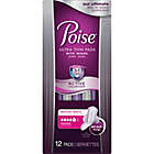 Alternate image 1 for Poise&reg; Active Collection&trade; 12-Count Ultra Thin Incontinence Pads with Wings