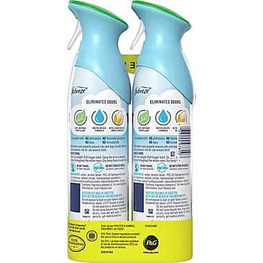 Febreze&reg; 2-Pack Odor-Eliminating Air Freshener Spray in Original Scent with Gain. View a larger version of this product image.