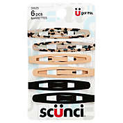 Scunci&reg; 6-Count Oval Snap Clips