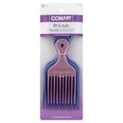 Conair&reg; 3-Pack Hair Lift Combs