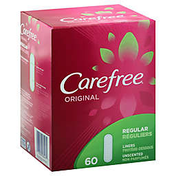 Carefree 60-Count Regular Original Daily Liners in Unscented