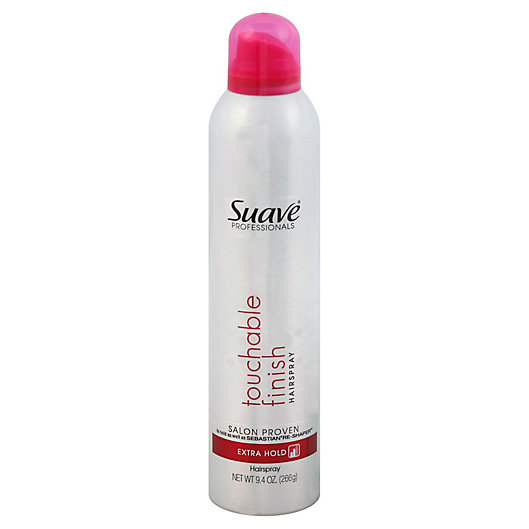 Alternate image 1 for Suave® 9.4 oz. Touchable Finish Extra Hold Aerosol Hairspray