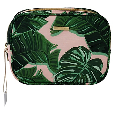Allegro Tropical Print Double Zip Storage Pouch Makeup Bag Organizer. View a larger version of this product image.