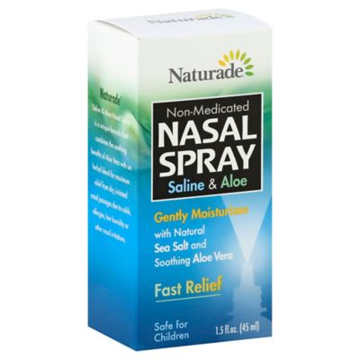Naturade&reg; 1.5 oz. Saline &amp; Aloe Non-Medicated Nasal Spray