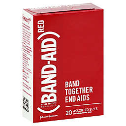 Johnson & Johnson® Band-Aid® 20-Count Assorted Red Bandages