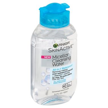 Garnier&reg; SkinActive&reg; 3.4 fl. oz. All-in-1 Waterproof Micellar Water Cleanser. View a larger version of this product image.