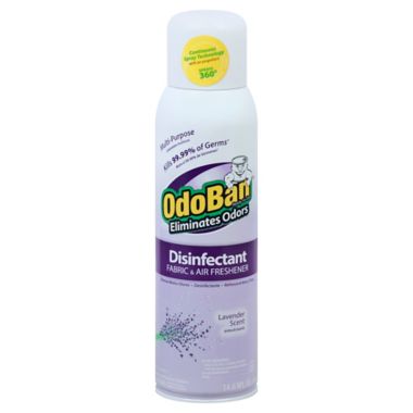 OdoBan 14.6 oz. Lavender Scent Disinfectant Fabric &amp; Air Freshener. View a larger version of this product image.