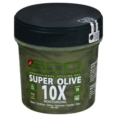 Eco Style 16 oz. Super Olive Professional Max Hold 10X Moisturizing Styling Gel