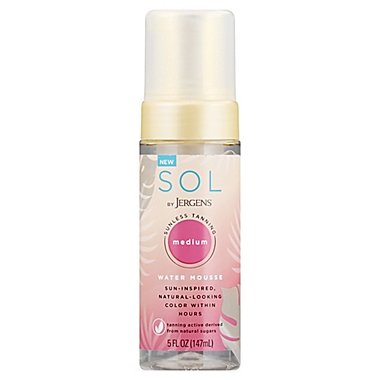 Sol By Jergens&reg; 5 oz. Medium Sunless Tanning Self-Tan Water Mousse. View a larger version of this product image.