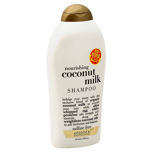 Alternate image 1 for OGX® 19.5 fl. oz. Nourishing Coconut Milk Shampoo