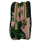 Alternate image 2 for Allegro Tropical Print Double Zip Storage Pouch Makeup Bag Organizer